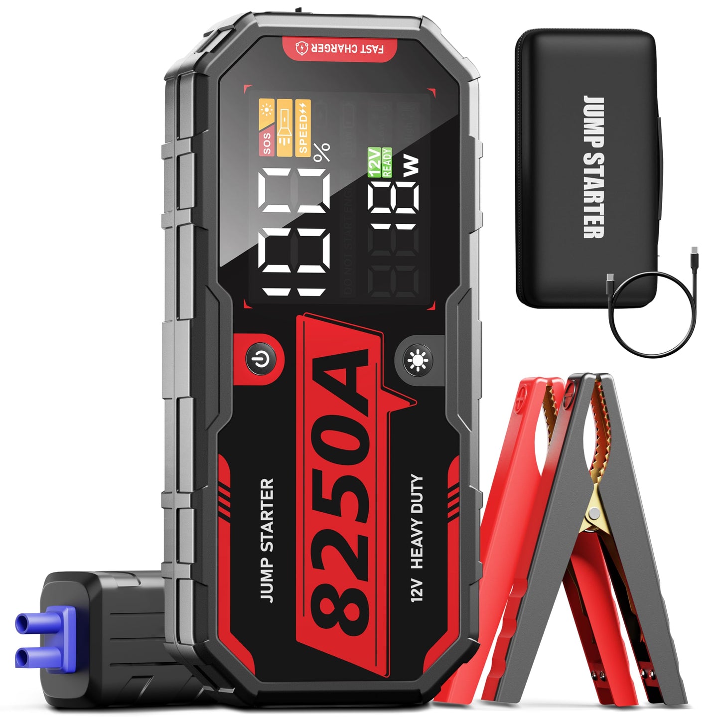 8250A Jump Starter Heavy Duty Battery Jump Starter Battery Pack